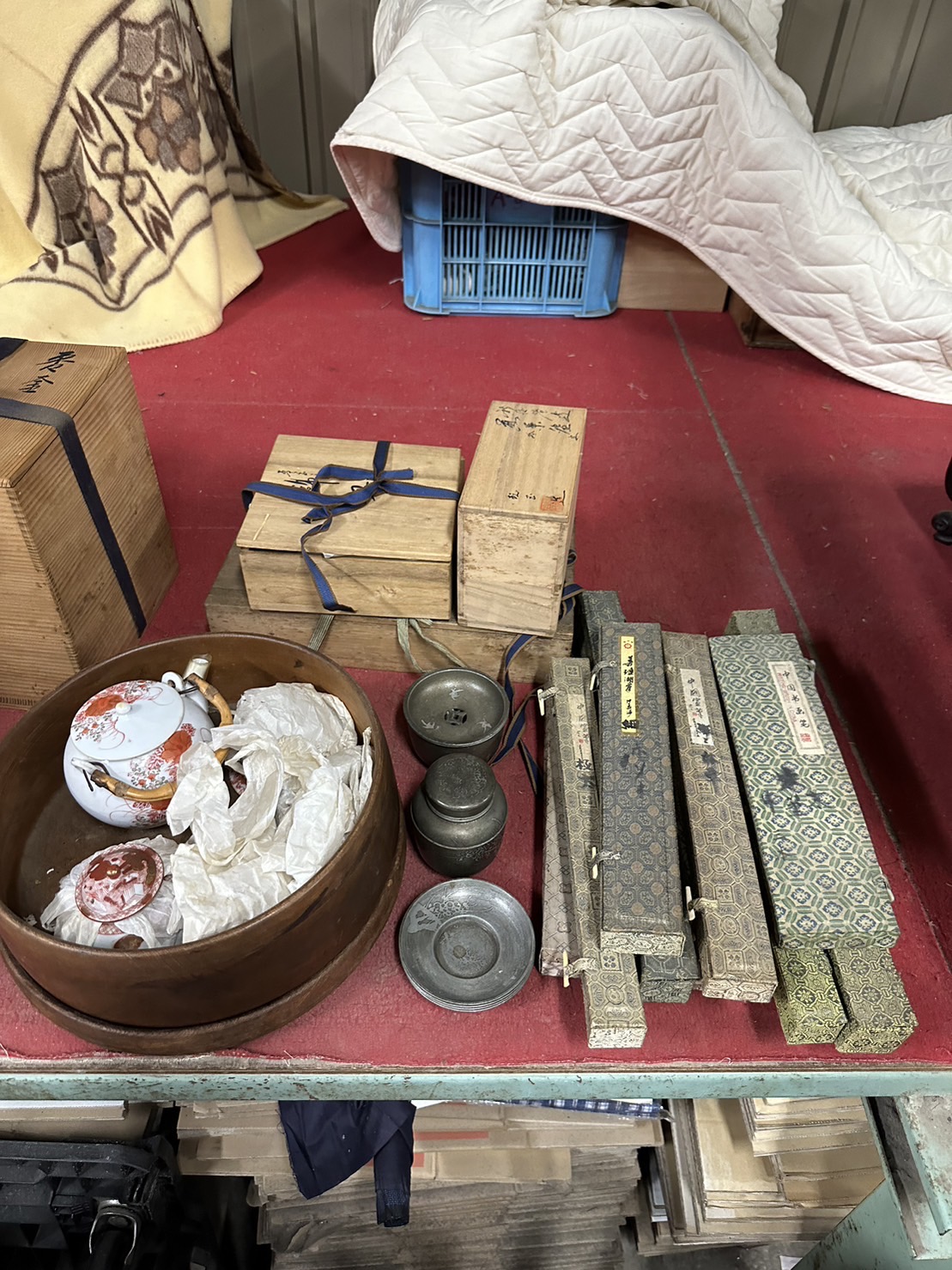 煎茶器、書道具50,000円